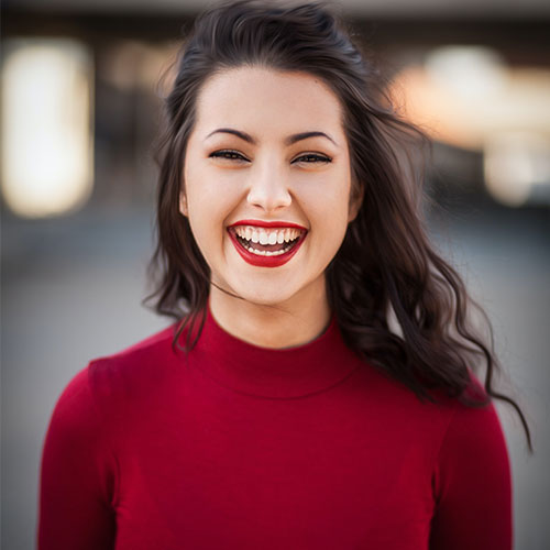 Woman smiling avatar-02